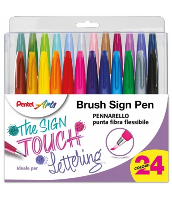 PENTEL "Sign Pen Brush"...