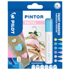 Set 6 Pilot Pintor "M" Pastel