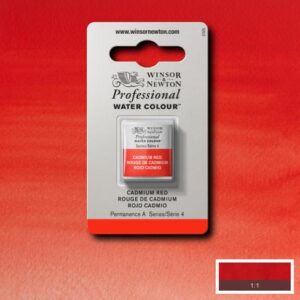 094 - Rosso di cadmio 1/2 Godet Acquerello Professional Winsor e Newton