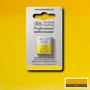 118 - Giallo cadmio pallido 1/2 Godet Acquerello Professional Winsor e Newton