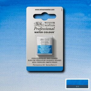 140 - Blu ceruleo Tonalità rossa 1/2 Godet Acquerello Professional Winsor e Newton