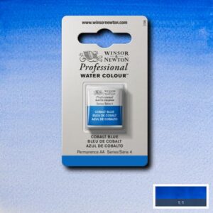 178 - Blu di cobalto 1/2 Godet Acquerello Professional Winsor e Newton