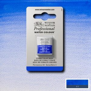 180 - Blu di cobalto scuro 1/2 Godet Acquerello Professional Winsor e Newton