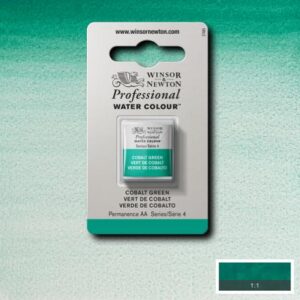 184 - Verde di cobalto 1/2 Godet Acquerello Professional Winsor e Newton