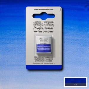 263 - Oltremare francese 1/2 Godet Acquerello Professional Winsor e Newton