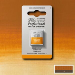 285 - Ocra oro 1/2 Godet Acquerello Professional Winsor e Newton