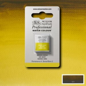 294 - Verde oro 1/2 Godet Acquerello Professional Winsor e Newton