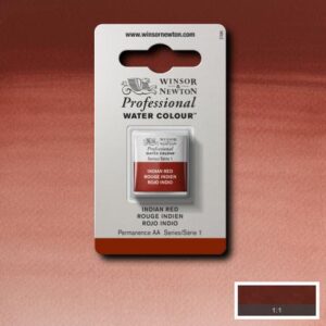 317 - Rosso indiano 1/2 Godet Acquerello Professional Winsor e Newton