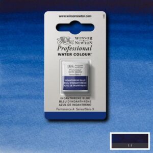 321 - Blu indantreno 1/2 Godet Acquerello Professional Winsor e Newton