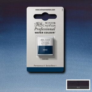 322 - Indigo 1/2 Godet Acquerello Professional Winsor e Newton