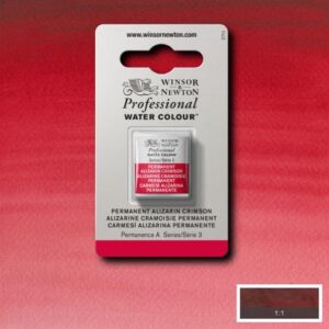 466 - Cremisi d'alizarina permanente 1/2 Godet Acquerello Professional Winsor e Newton