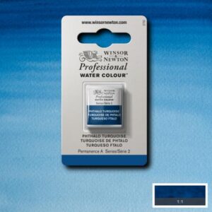 526 - Turchese ftalo 1/2 Godet Acquerello Professional Winsor e Newton