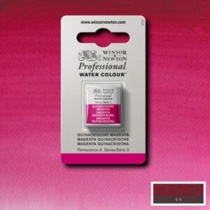 545 - Magenta quinacridone 1/2 Godet Acquerello Professional Winsor e Newton