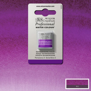 550 - Viola quincridone 1/2 Godet Acquerello Professional Winsor e Newton