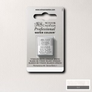 644 - Bianco di Titanio 1/2 Godet Acquerello Professional Winsor e Newton