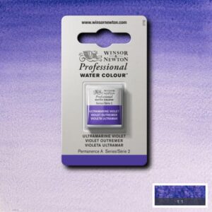672 - Viola oltremare 1/2 Godet Acquerello Professional Winsor e Newton