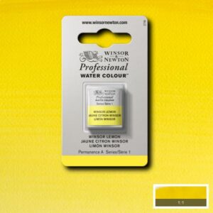 722 - Giallo limone Winsor 1/2 Godet Acquerello Professional Winsor e Newton