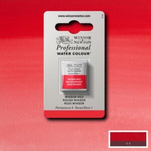 726 - Rosso Winsor 1/2 Godet Acquerello Professional Winsor e Newton