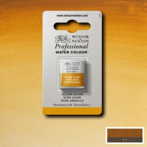 744 - Ocra giallo 1/2 Godet Acquerello Professional Winsor e Newton