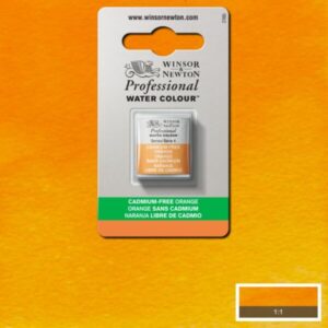 899 - Arancio privo di cadmio 1/2 Godet Acquerello Professional Winsor e Newton
