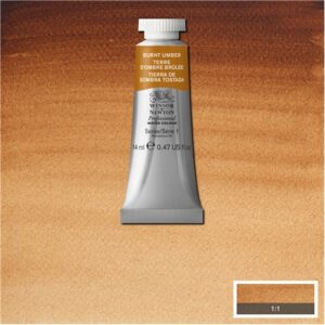 076 - Terra d'ombra bruciata 14 ML Acquerello Professional Winsor e Newton