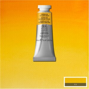 111 - Giallo di cadmio scuro 14 ML Acquerello Professional Winsor e Newton