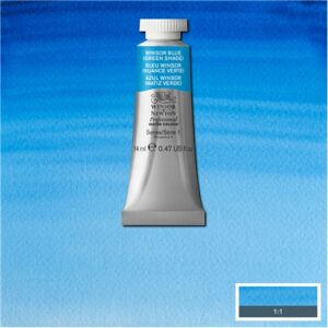 707 - Blu Winsor - Tonalità verde 14 ML Acquerello Professional Winsor e Newton