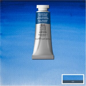 709 - Blu Winsor - Tonalità rossa 14 ML Acquerello Professional Winsor e Newton