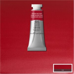 725 - Rosso Winsor scuro 14 ML Acquerello Professional Winsor e Newton