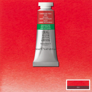 901 - Rosso privo di cadmio 14 ML Acquerello Professional Winsor e Newton