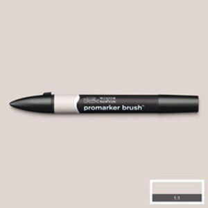 134 - Warm Grey 1 - (WG1) - Winsor e Newton Brush Marker