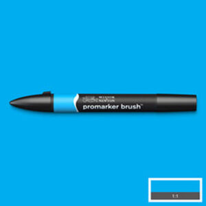 207 - Cyan - (C847) - Winsor e Newton Brush Marker