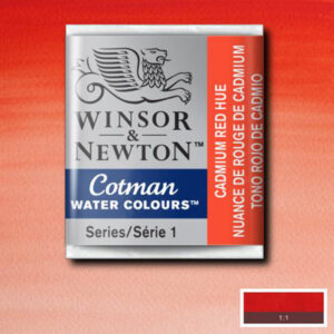 095 - Rosso di cadmio imit 1/2 Godet Acquerello Cotman Winsor e Newton