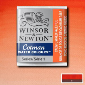 103 - Rosso di cadmio chiaro imit 1/2 Godet Acquerello Cotman Winsor e Newton