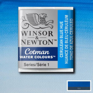 139 - Blu ceruleo imit 1/2 Godet Acquerello Cotman Winsor e Newton
