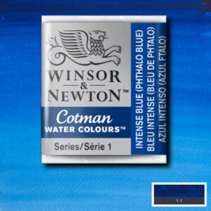 327 - Blu intenso 1/2 Godet Acquerello Cotman Winsor e Newton