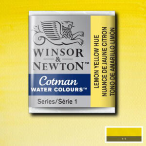 346 - Giallo di limone imit 1/2 Godet Acquerello Cotman Winsor e Newton