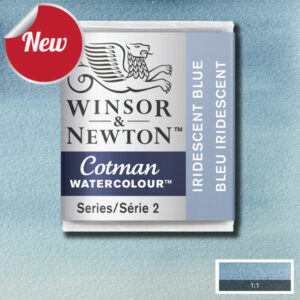 472 - Blu Iridescente 1/2 Godet Acquerello Cotman Winsor e Newton
