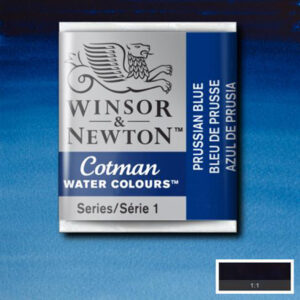 538 - Blu di Prussia 1/2 Godet Acquerello Cotman Winsor e Newton