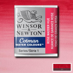 580 - Rosa di garanza imit 1/2 Godet Acquerello Cotman Winsor e Newton