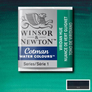 696 - Verde veronese imit 1/2 Godet Acquerello Cotman Winsor e Newton