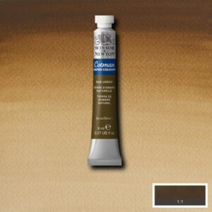554 - Terra d'ombra naturale 8 ML Acquerello Cotman Winsor e Newton