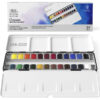 Confezione in Metallo Cotman Acquerelli Sketchers 24 Mezzi Godet Winsor e Newton