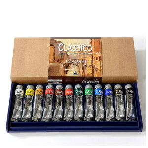 Confezione in Plastica 12 Tubi da 20 ML Olio Classico Maimeri