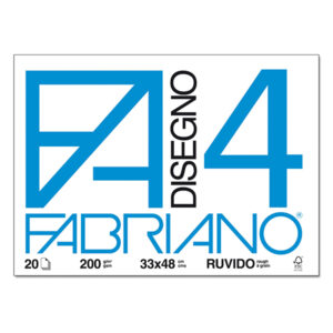 Album F4 - 33 x 48 Ruvido, 20 Fogli, 200 gr. Fabriano