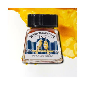 123 - Giallo Canarino 14 ML Inchiostro di China Winsor e Newton