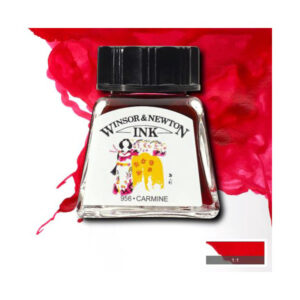 127 - Carminio 14 ML Inchiostro di China Winsor e Newton