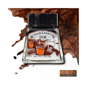 465 - Marrone Torba 14 ML Inchiostro di China Winsor e Newton