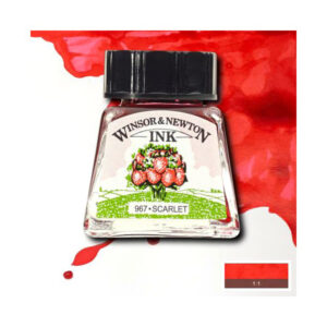 601 - Scarlatto 14 ML Inchiostro di China Winsor e Newton