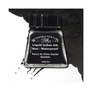 754 - Nero Indiano 14 ML Inchiostro di China Winsor e Newton